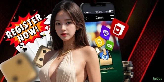Imagem promocional do aplicativo mobile da bsbet